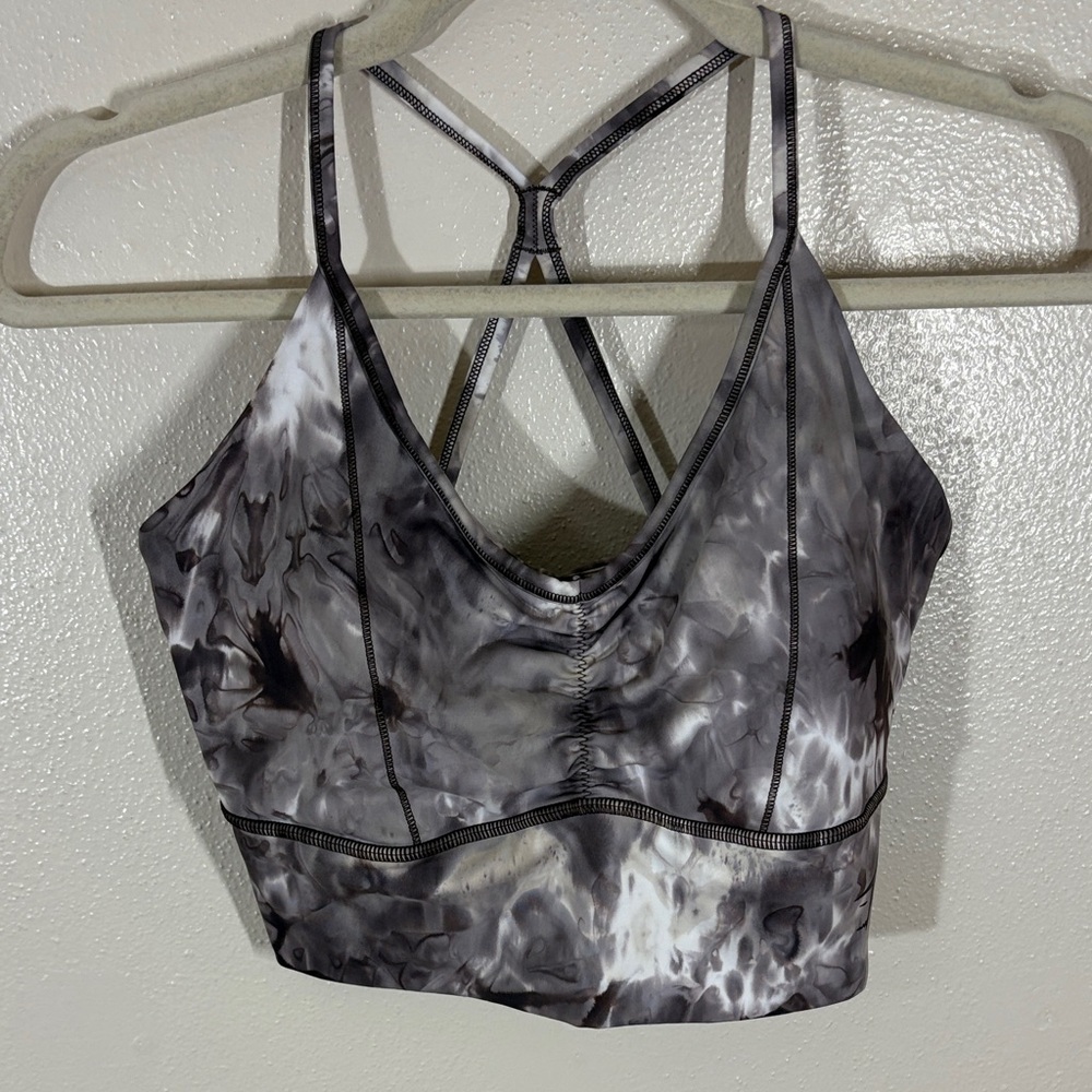 Gymshark Gray Marble Sports Bra